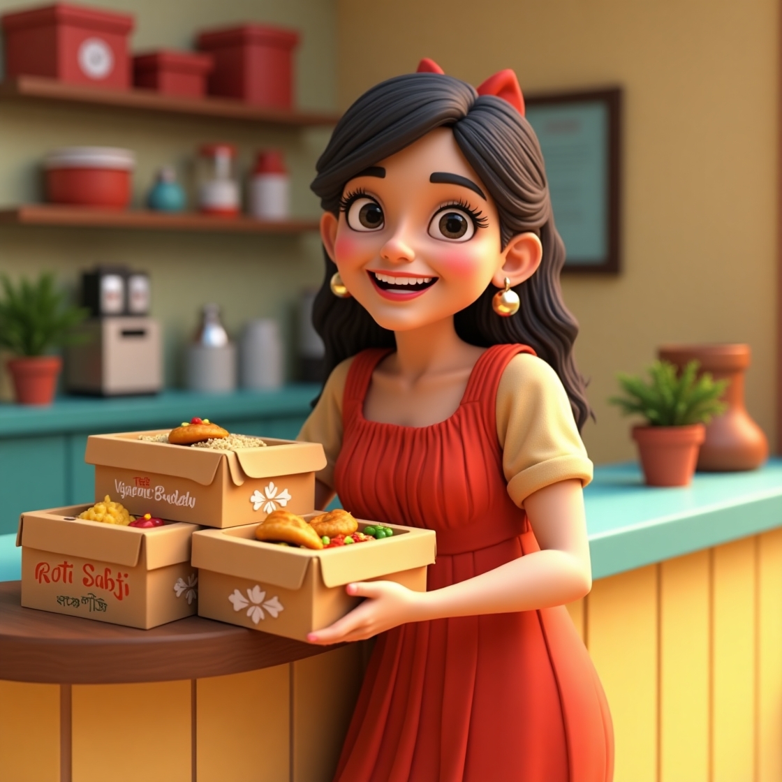 Tiffin Service Poster