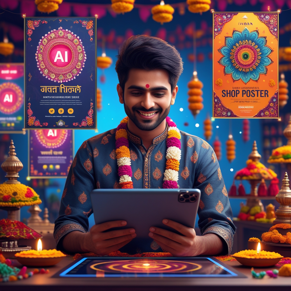 AI Poster Design Hero Image