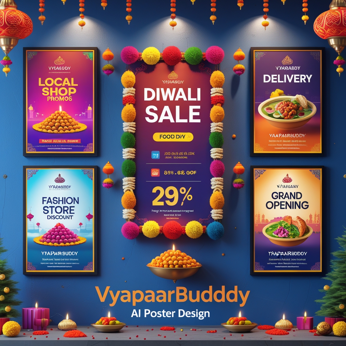 Poster Wall by VyapaarBuddy